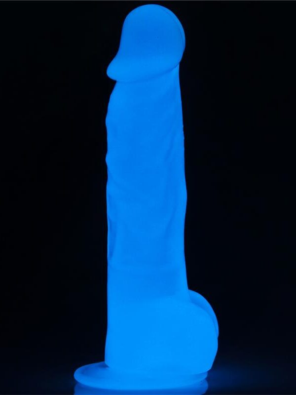 Dildo 8.5 Lumino Luz Azul