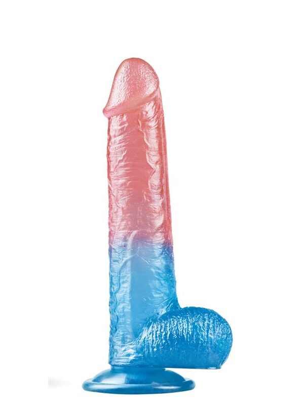 Dildo Dazzle Studsv 9 Rosa y Azul