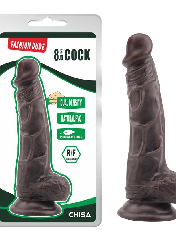 Dildo Dual Density Fashion Dude 21 x 4.1 cm Marron
