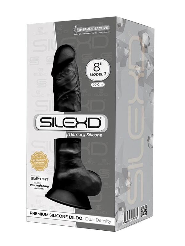 Dildo Dual Density Mod. 1 - 8 Negro