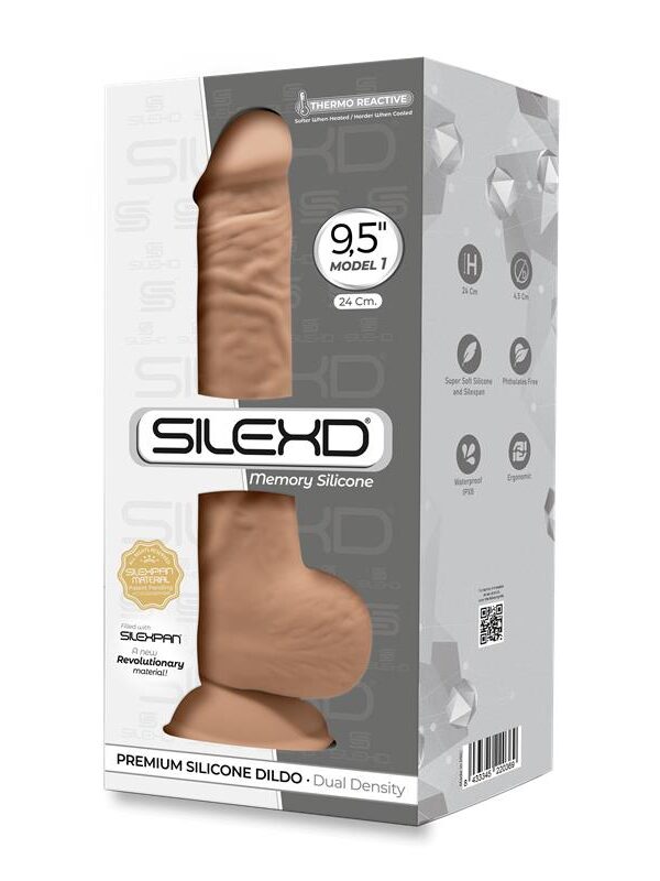 Dildo Dual Density Mod. 3 - 9.5 Caramel
