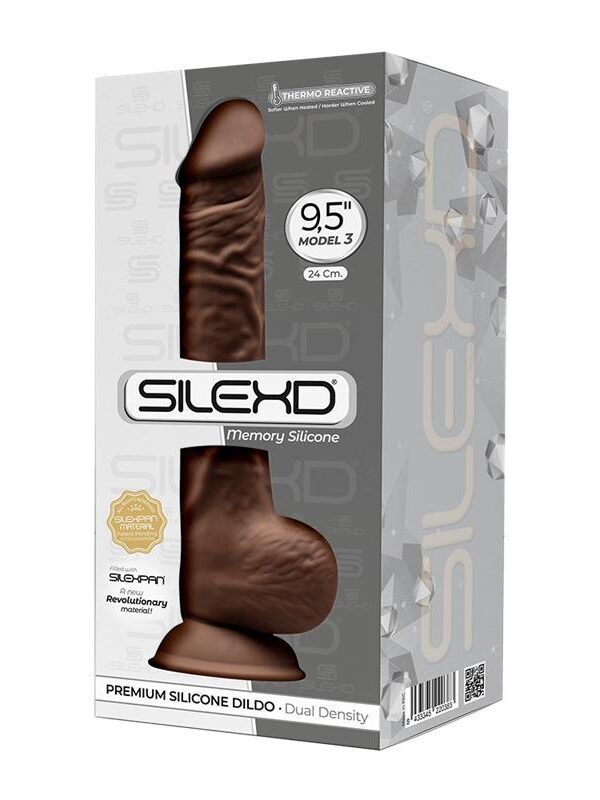 Dildo Dual Density Mod. 3 - 9.5 Marrón