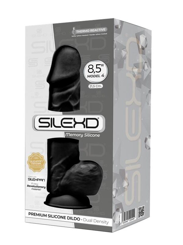 Dildo Dual Density Mod. 4 - 8.5 Negro