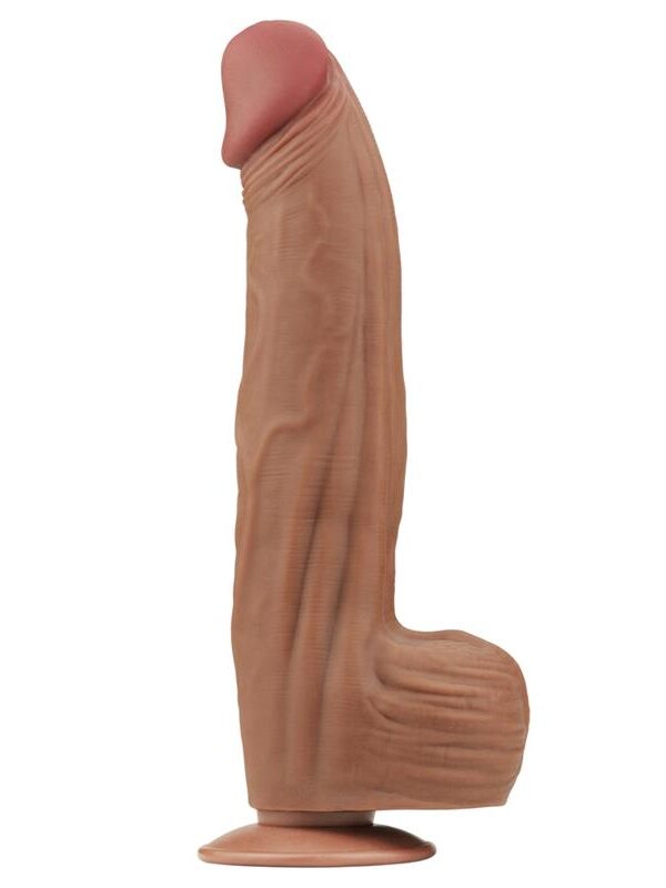 Dildo Dual Density Piel Deslizante 12