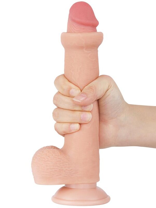 Dildo Dual Density Piel Deslizante 9
