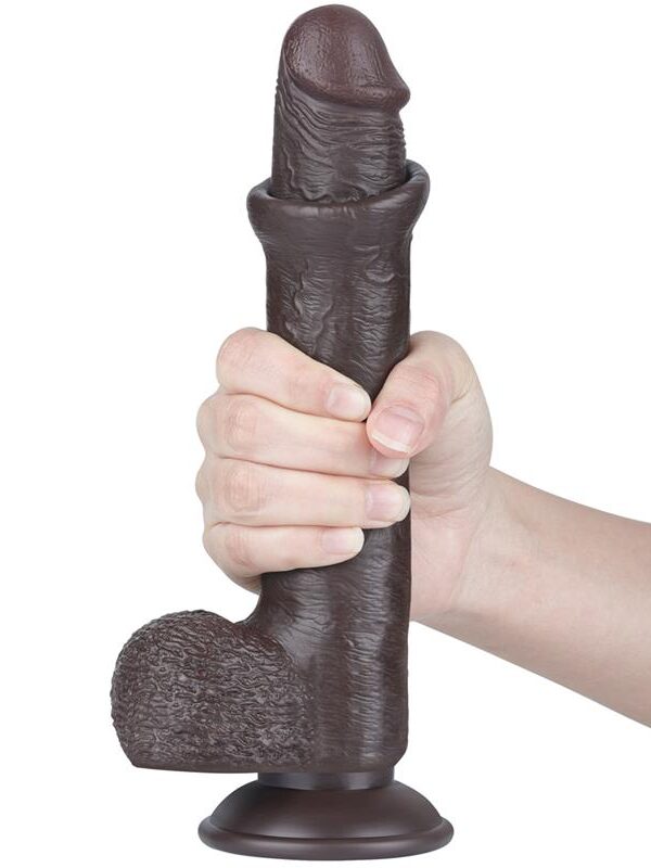 Dildo Dual Density Piel Deslizante 9
