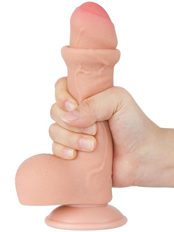 Dildo Dual Layer Piel Deslizante 7