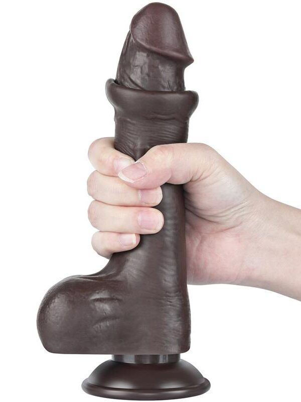 Dildo Dual Layer Piel Deslizante 8