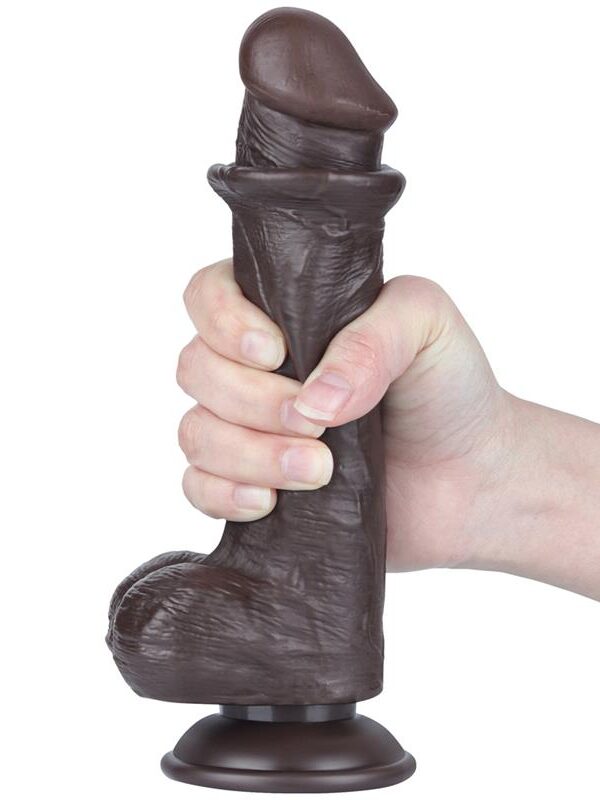 Dildo Dual Layer Piel Deslizante 8