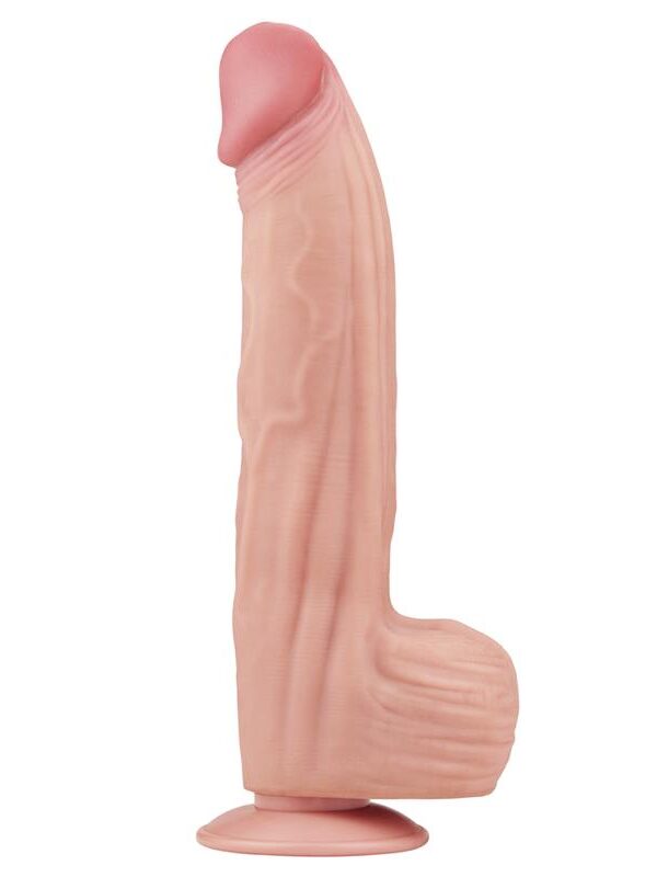 Dildo Dual Layer Piel Retractil 12