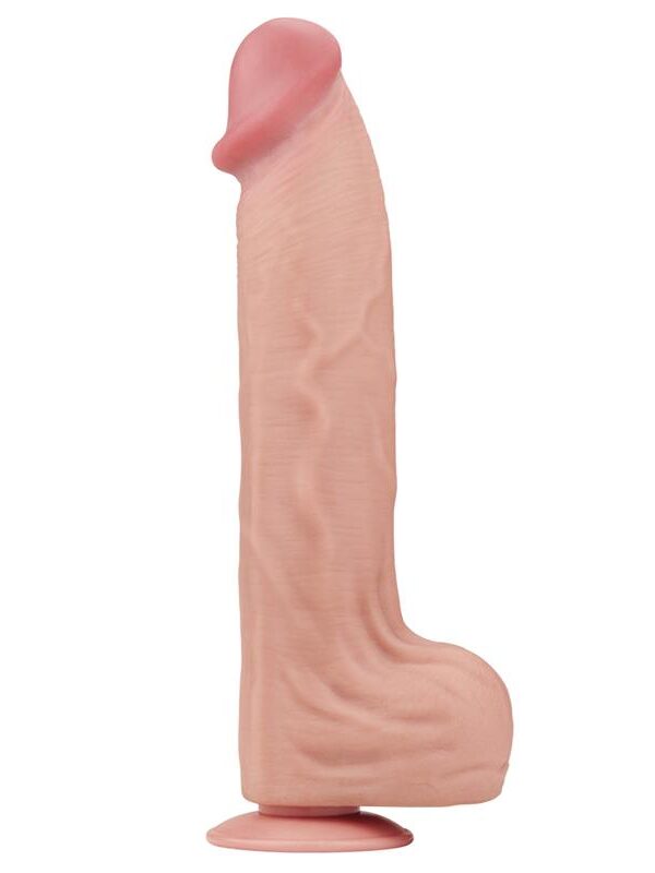 Dildo Dual Layer Piel Retractil 14