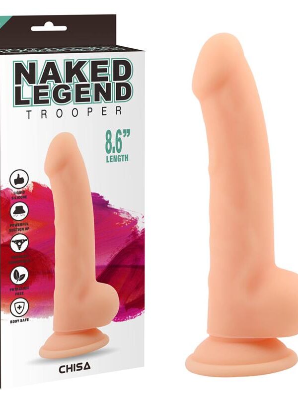Dildo Gold Digger 8.9 Silicona Líquida Natural