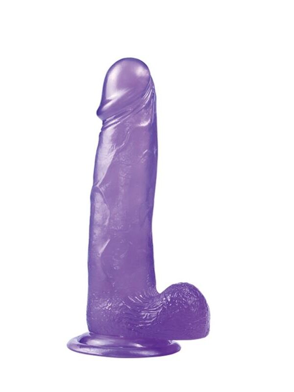 Dildo Jelly Studs 8 Púrpura