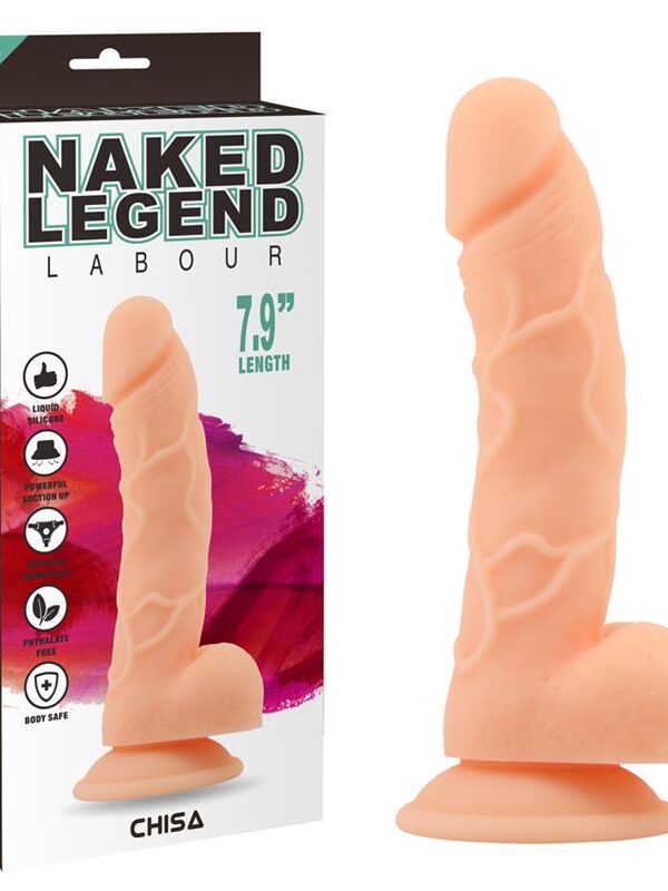 Dildo Labour 8 Silicona Liquida Natural