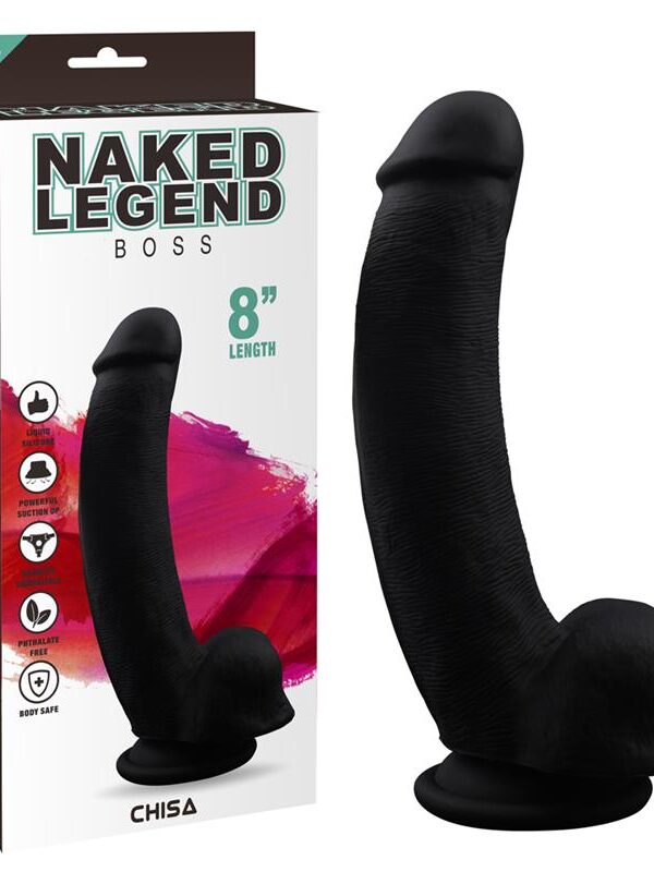 Dildo Realista Boss Color Negro 8