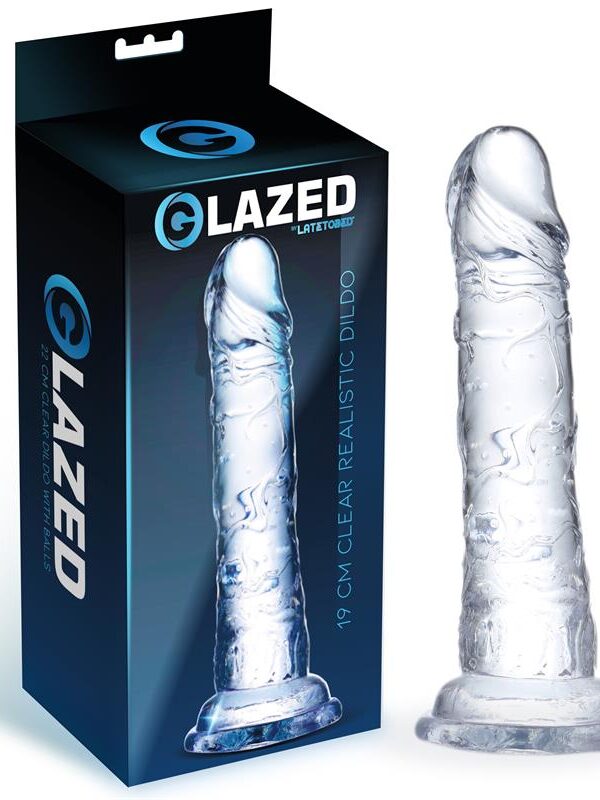 Dildo Realista Material Cristalino 19 cm