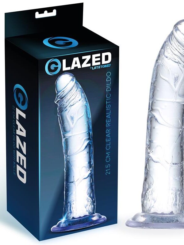 Dildo Realista Material Cristalino 21,5 cm