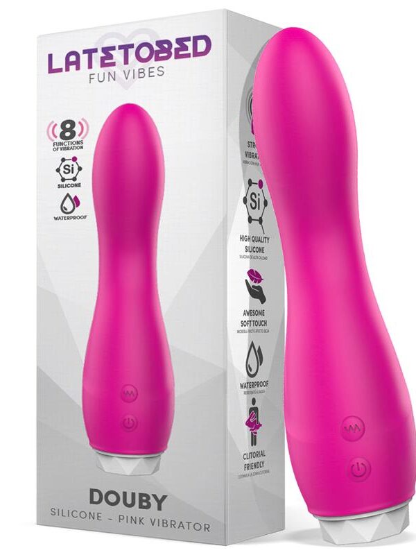 Douby Vibrador Silicona Rosa