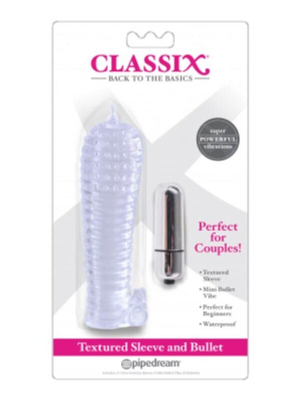 Duo Funda Texturizada y Mini Bala Transparente