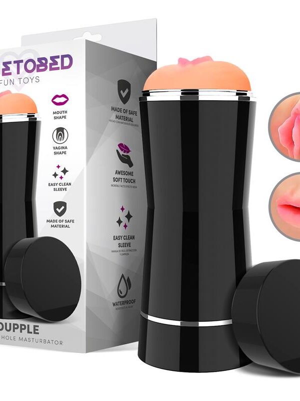 Dupple Masturbador Doble Vagina y Boca