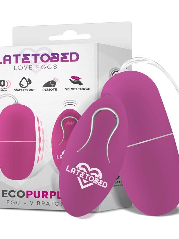 Ecopurple Huevo Vibrador con Control Remoto