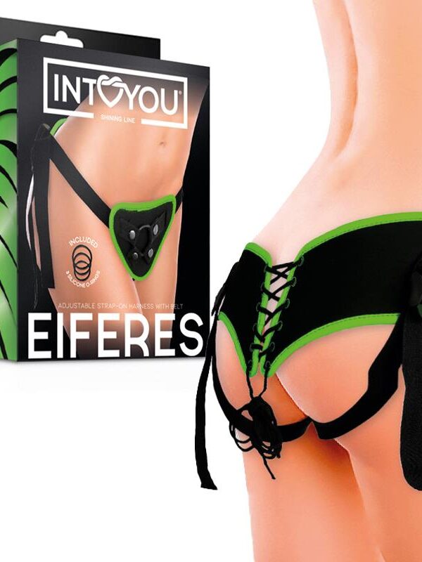 Eiferes Arnés Ajustable estilo Corset que Brilla en la Oscuridad