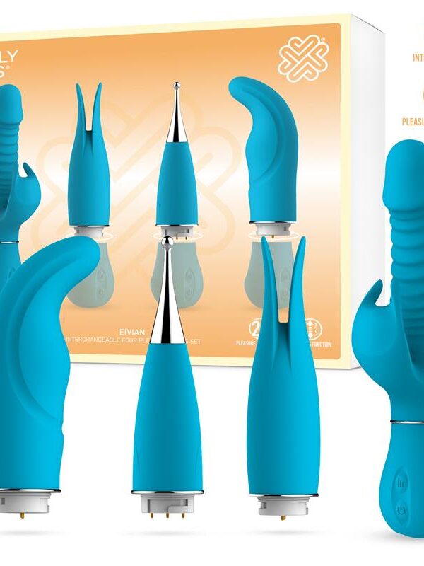 Eivian Set 4 Piezas Intercambiables Vibración y Thrusting