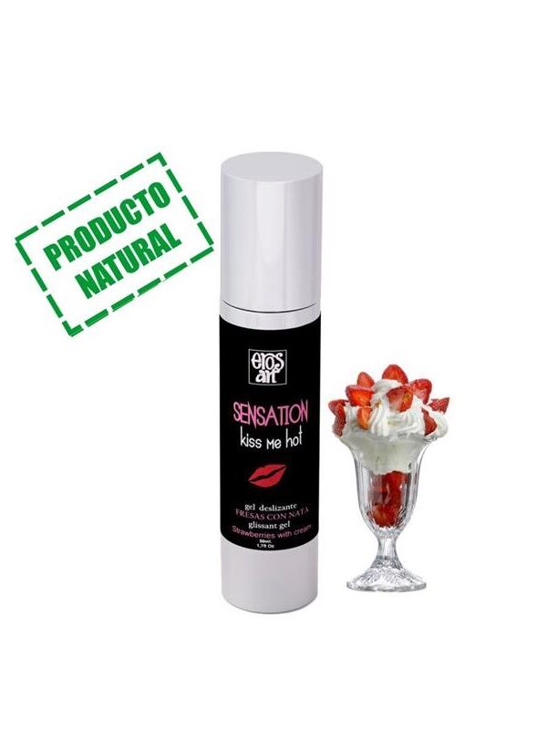 Erosart Lubricante Sensation Fresas con Nata