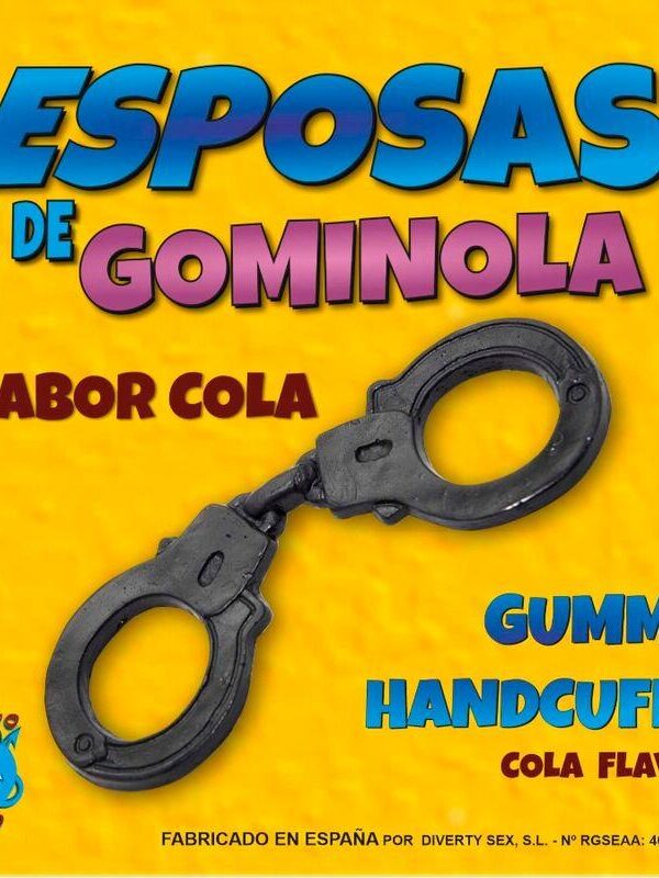Esposas Negras de Gominola Sabor Cola