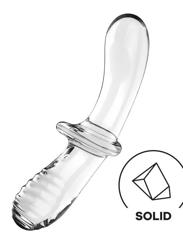 Estimulador de Cristal Double Crystal Hot and Cold Transparente