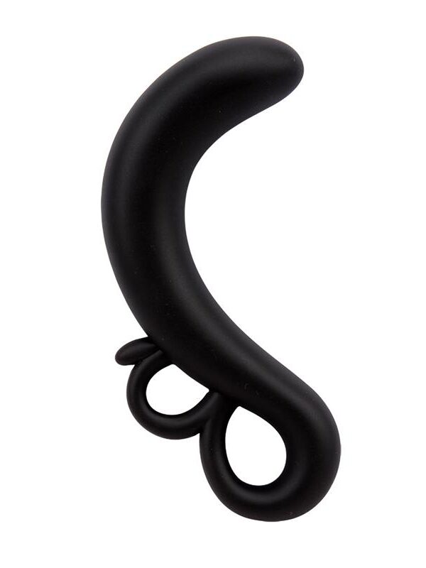 Estimulador Punto G Two-Finger Silicona Negro