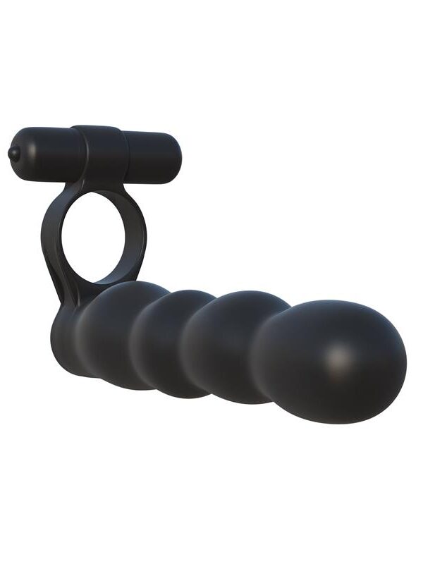 Fantasy C-Ringz Anillo Doble Penetrador Flexible Negro