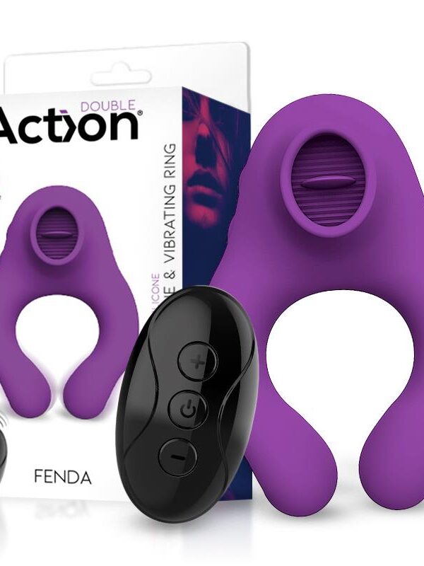 Fenda Anillo Vibrador con Lengua Estimulador y Control Remoto 3 Motores USB Magnético