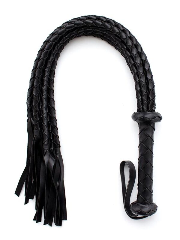 Flogger Trenzado 75 cm Negro