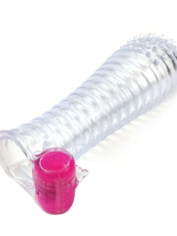 Funda para el Pene con Vibración Transparente