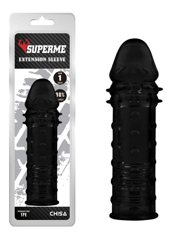 Funda para el Pene Extra Texture Negro
