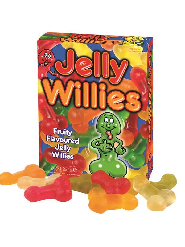 Gominolas Forma de Pene Sabor a Frutas 120 gr