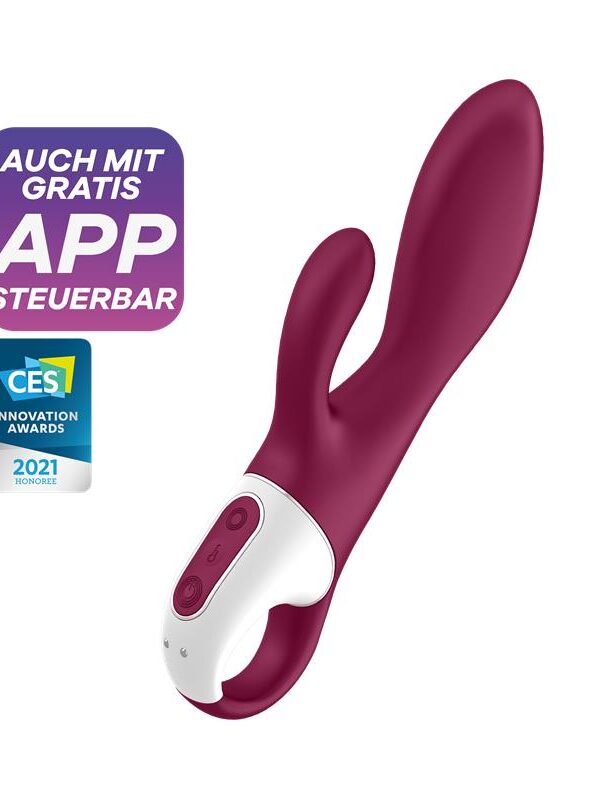 Heated Affair Vibrador con Función de Calor Punto G USB Silicona