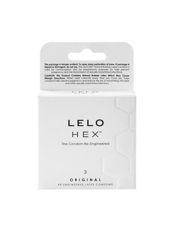 HEX ORIGINAL Preservativos 3 Pack
