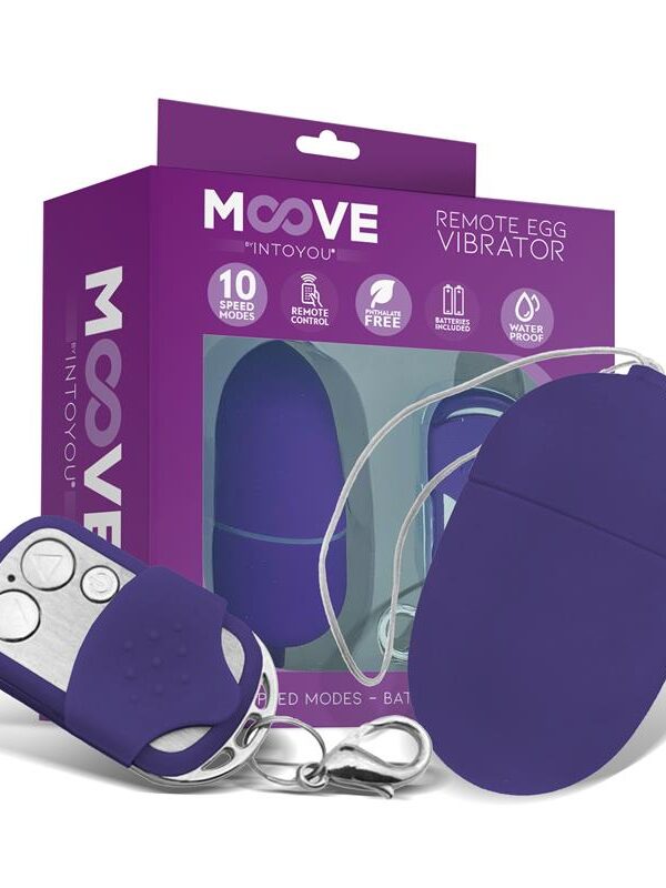 Huevo Vibrador con Contol Remoto Tamaño Mediano Púrpura