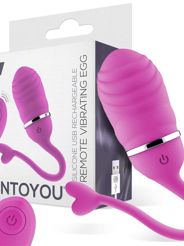 Huevo Vibrador Control Remoto Odise USB Silicona Rosa