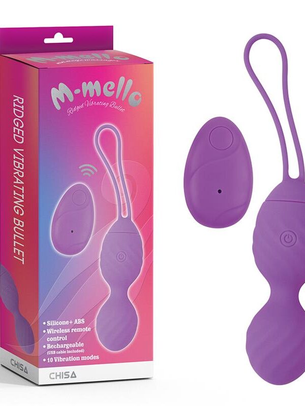 Huevo Vibrador Control Remoto Ridged USB Silicona 7.4