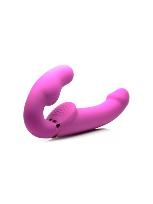 Inflatable Vibrador Doble Funcion Inflable Control Remoto Rosa