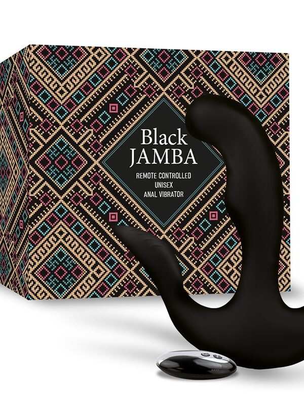 Jamba Vibrador Anal y Estimulador Punto G Negro