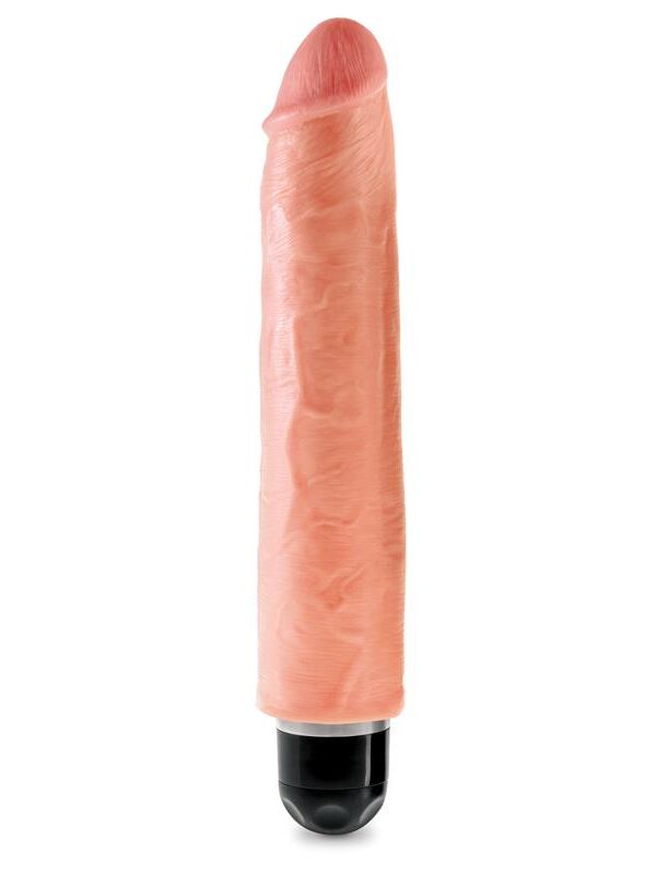 King Cock Vibrador Stiffy de 10 - Color Natural