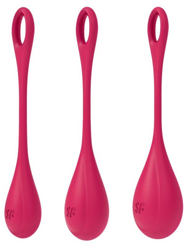 Kit 3 Bolas Suelo Pélvico Yoni Power 1 Rojo