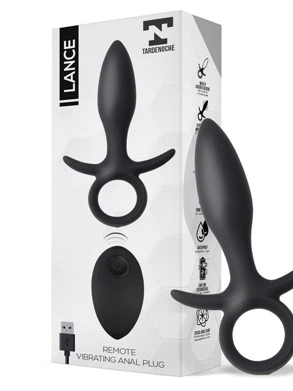 Lance Plug Anal Control Remoto Silicona Liquida USB