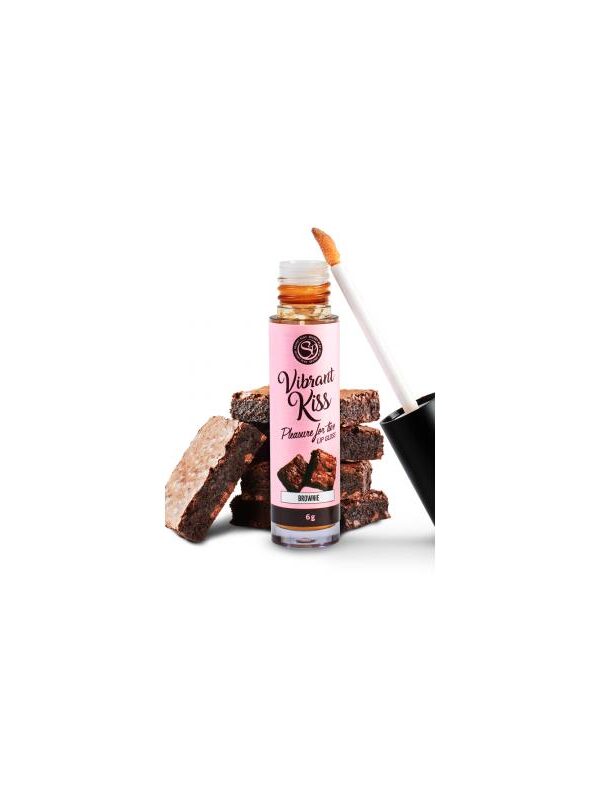 Lip Gloss Vibrant Kiss Sabor Brownie