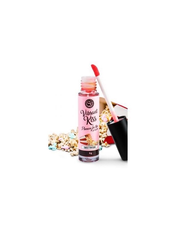 Lip Gloss Vibrant Kiss Sabor Palomitas Dulces