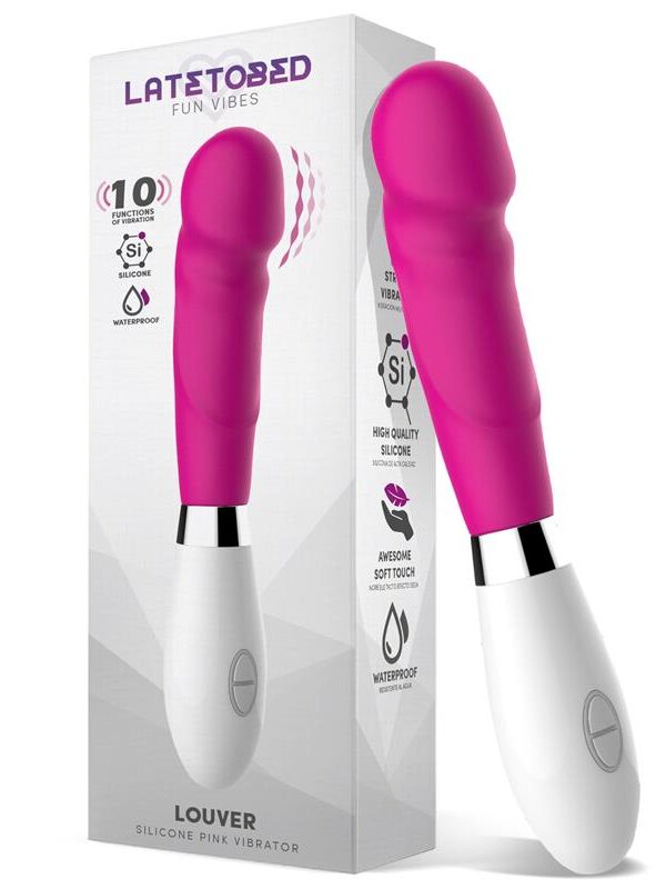 Louver Vibrador Silicona Rosa